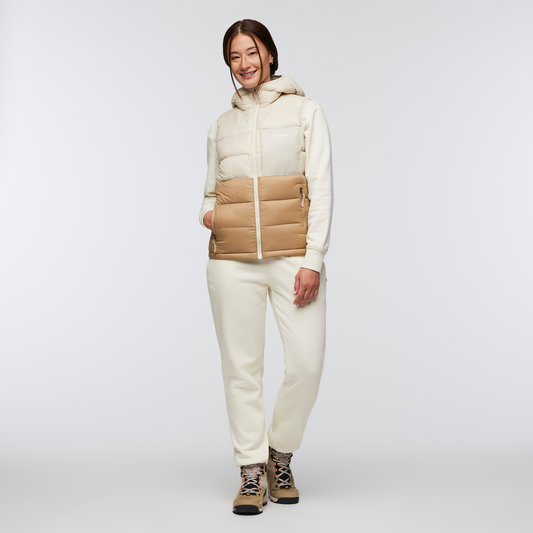 Fuego Max Down Vest - Women's - Cream/Khaki - US 7915