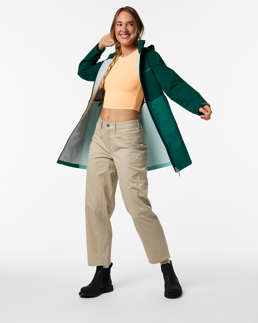 Cielo Rain Trench - Women's - Kale/Malachite - US 4310
