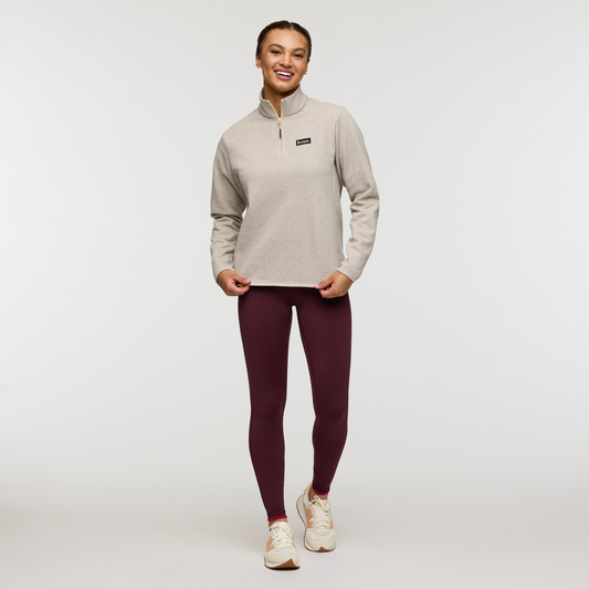 Envo Fleece Quarter-Zip Pullover - Women's - Heather Cream - US 7298