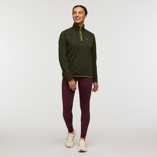 Envo Fleece Quarter-Zip Pullover - Women's - Heather Woods - US 5494