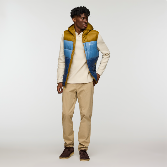 Fuego Max Down Vest - Men's - Bronze/Deep Sea - US 9106