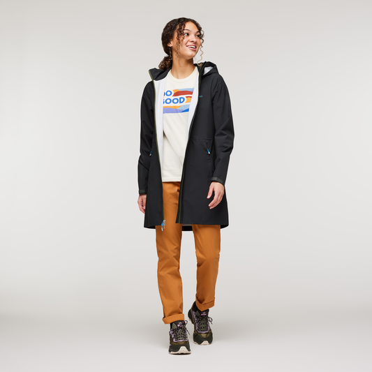 Cielo Rain Trench - Women's - Black - US 6201