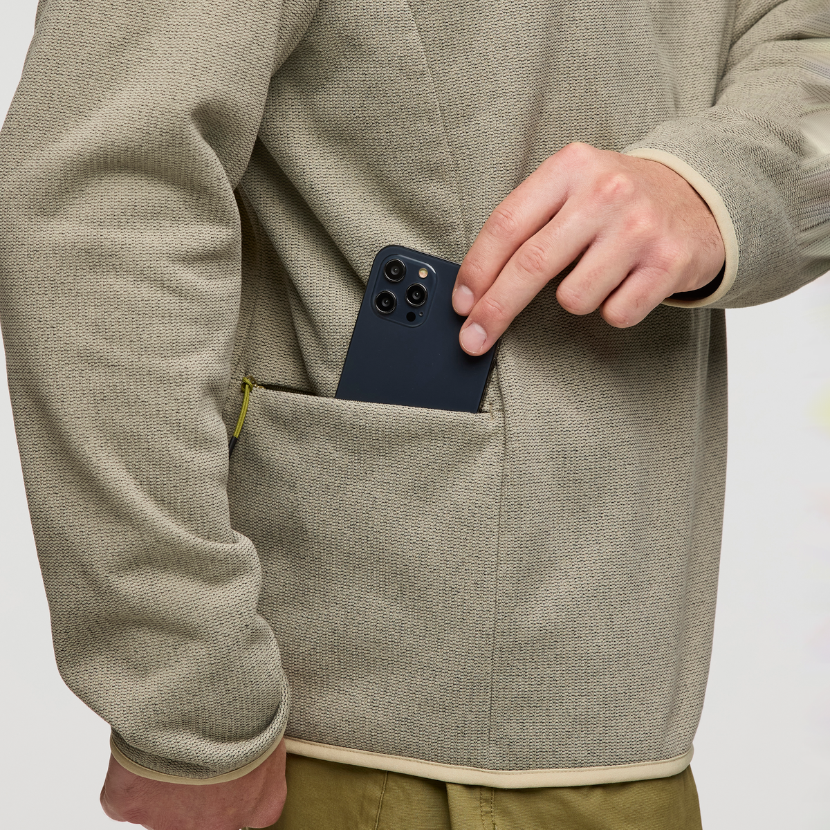 Envo Fleece Quarter-Zip Pullover - Men's - Heather Pebble - US 8423