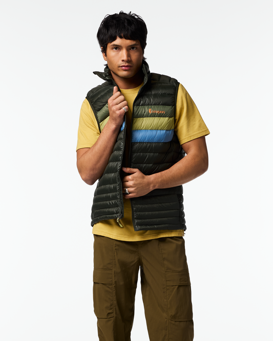 Fuego Down Vest - Men's - Woods Stripes - US 9486
