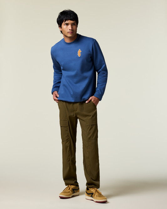Lava Llama Crew Sweatshirt - Men's - Deep Sea - US 2077