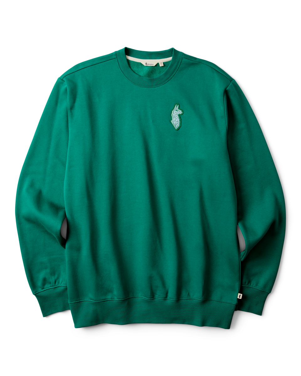 Lava Llama Crew Sweatshirt - Men's - Malachite - US 5153