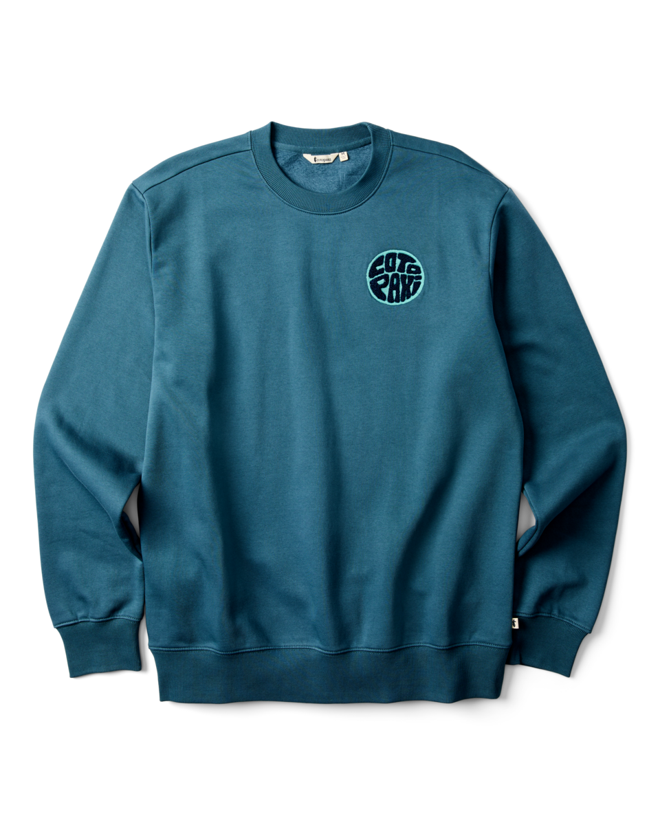 Trail To Sea Crew Sweatshirt - Men's - Ocean - US 9866