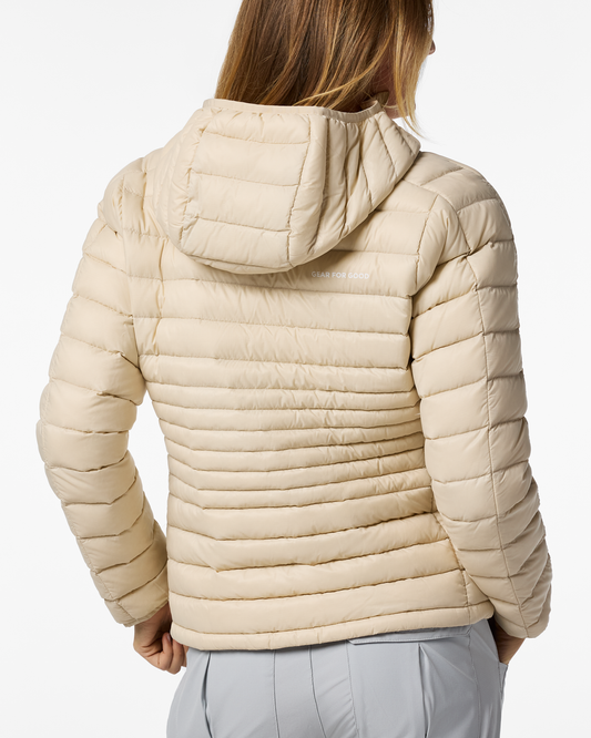 Fuego Down Hooded Jacket - Women's - Cotopaxi Cream - US 1364