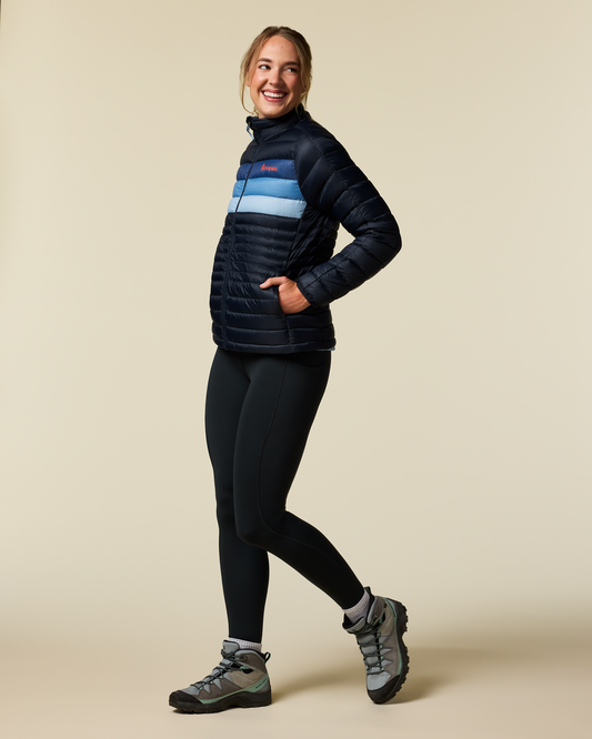 Fuego Down Jacket - Women's - Carbon Stripes - US 7259