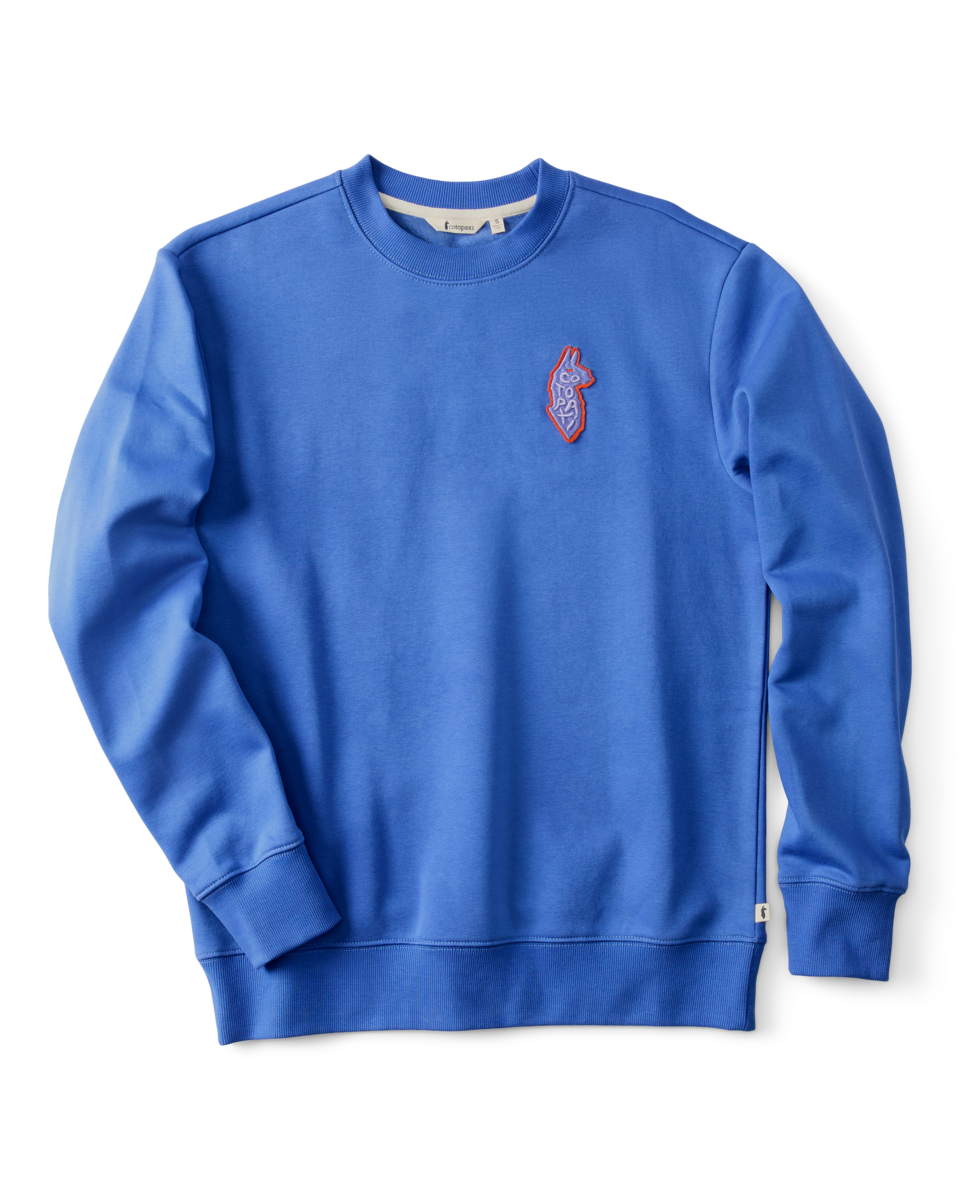 Lava Llama Crew Sweatshirt - Women's - Azure - US 2231