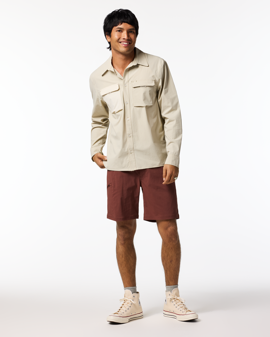 Solta Long-Sleeve Sun Shirt - Men's - Mineral - US 3464