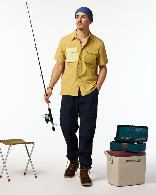 Solta Short-Sleeve Sun Shirt - Men's - Husk - US 6920