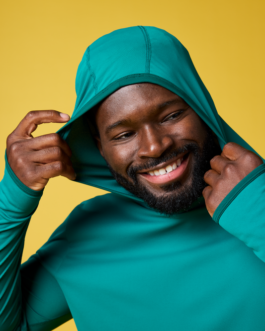 Sombra Sun Hoodie - Men's - Malachite - US 9543