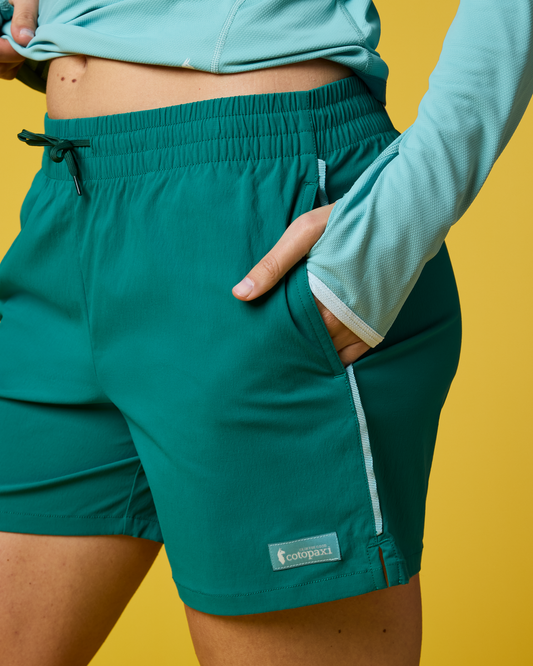 Brinco 5" Short - Solid - Women's - Malachite - US 1589