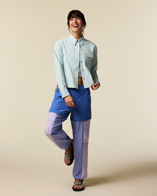 Solta Long-Sleeve Sun Shirt - Women's - Surf - US 6311