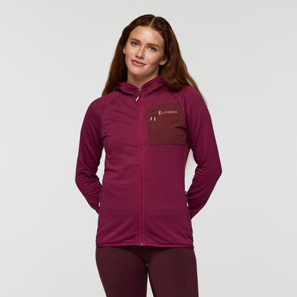 Otero Fleece Full-Zip Hooded Jacket - Women's - Blue Smoke - US 2991