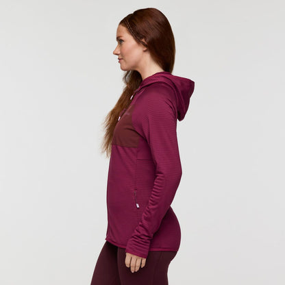 Otero Fleece Full-Zip Hooded Jacket - Women's - Blue Smoke - US 2991