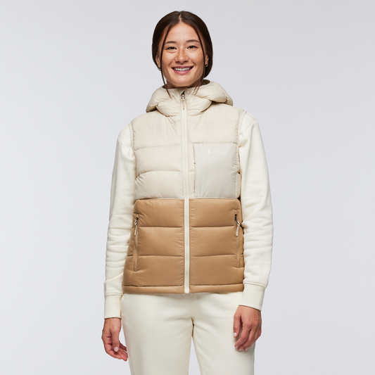 Fuego Max Down Vest - Women's - Cream/Khaki - US 7915