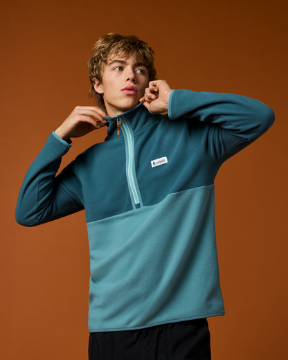 Amado Fleece Pullover - Men's - Ocean/Everglade - US 2672