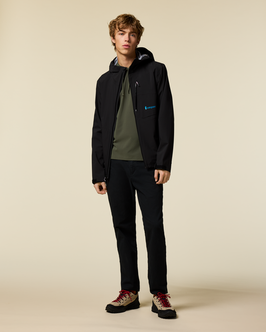 Impermeo 3L Hooded Shell Jacket - Men's - Cotopaxi Black - US 4463