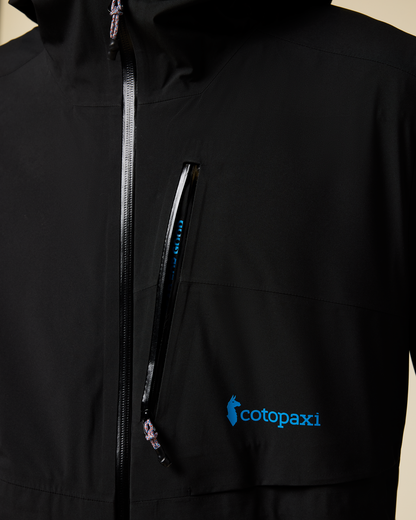 Impermeo 3L Hooded Shell Jacket - Men's - Cotopaxi Black - US 4463