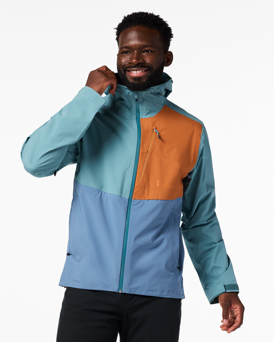 Impermeo 3L Hooded Shell Jacket - Men's - Everglade/Steel Blue - US 3254