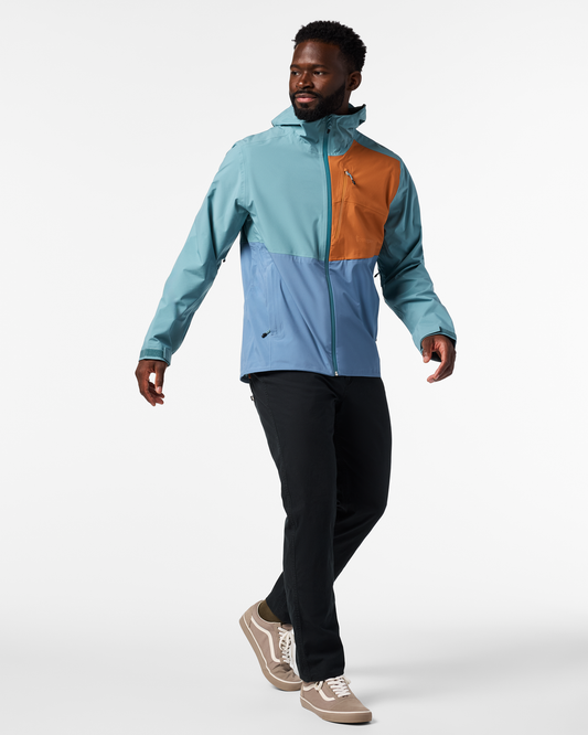 Impermeo 3L Hooded Shell Jacket - Men's - Everglade/Steel Blue - US 3254