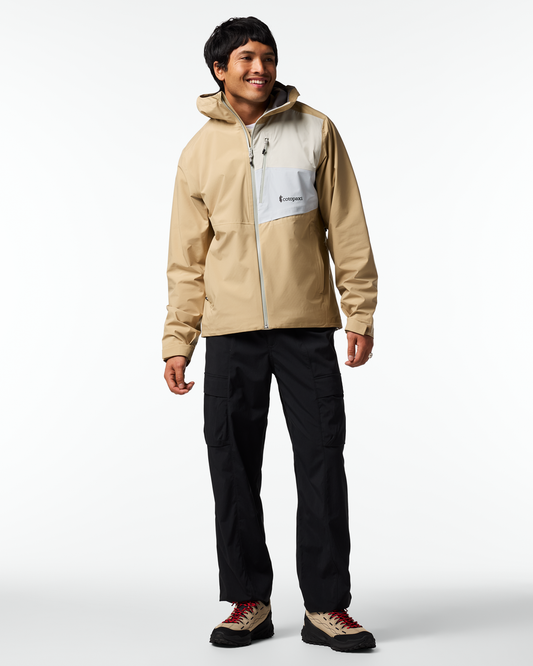 Impermeo 3L Hooded Shell Jacket - Men's - Khaki - US 1441