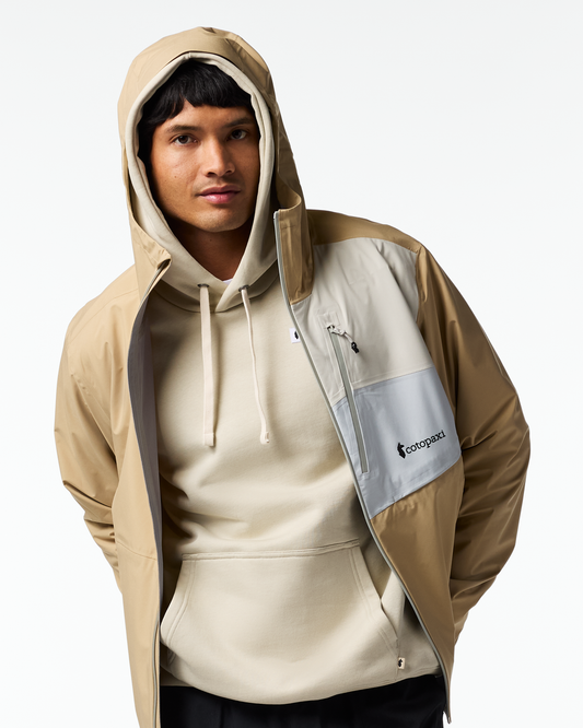 Impermeo 3L Hooded Shell Jacket - Men's - Khaki - US 1441