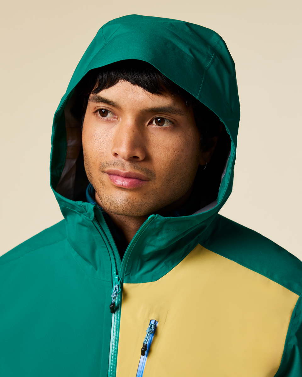 Impermeo 3L Hooded Shell Jacket - Men's - Malachite - US 6048