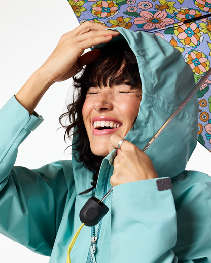Cielo Rain Jacket - Women's - Tide Pool/Surf - US 6672