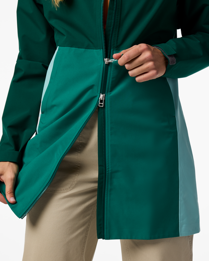 Cielo Rain Trench - Women's - Kale/Malachite - US 4310