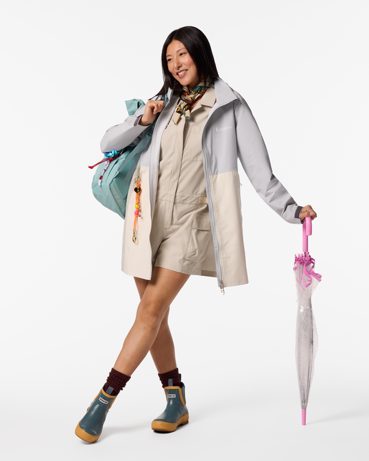 Cielo Rain Trench - Women's - Vapor/Chalk - US 7771