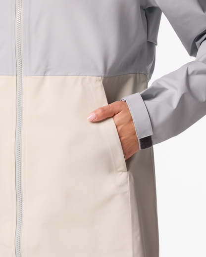 Cielo Rain Trench - Women's - Vapor/Chalk - US 7771