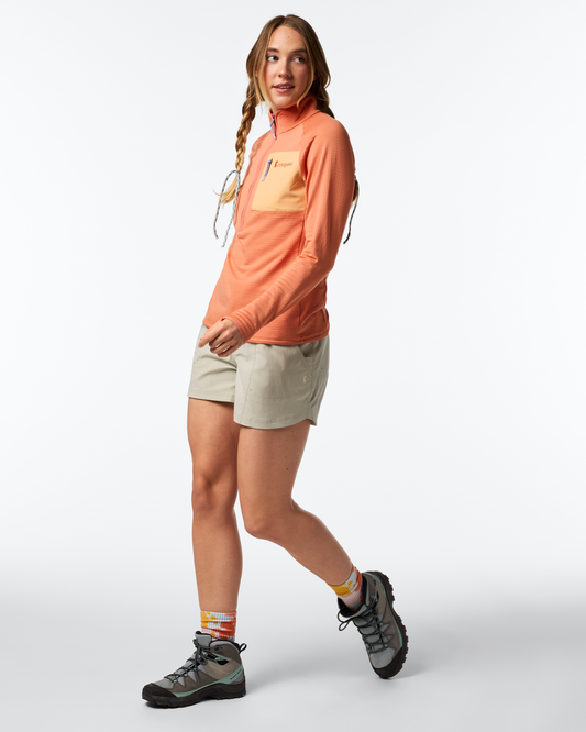 Otero Fleece Half-Zip Pullover - Women's - Grapefruit - US 9458