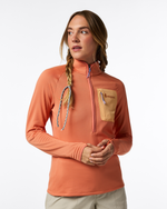 Otero Fleece Half-Zip Pullover - Women's - Grapefruit - US 9458