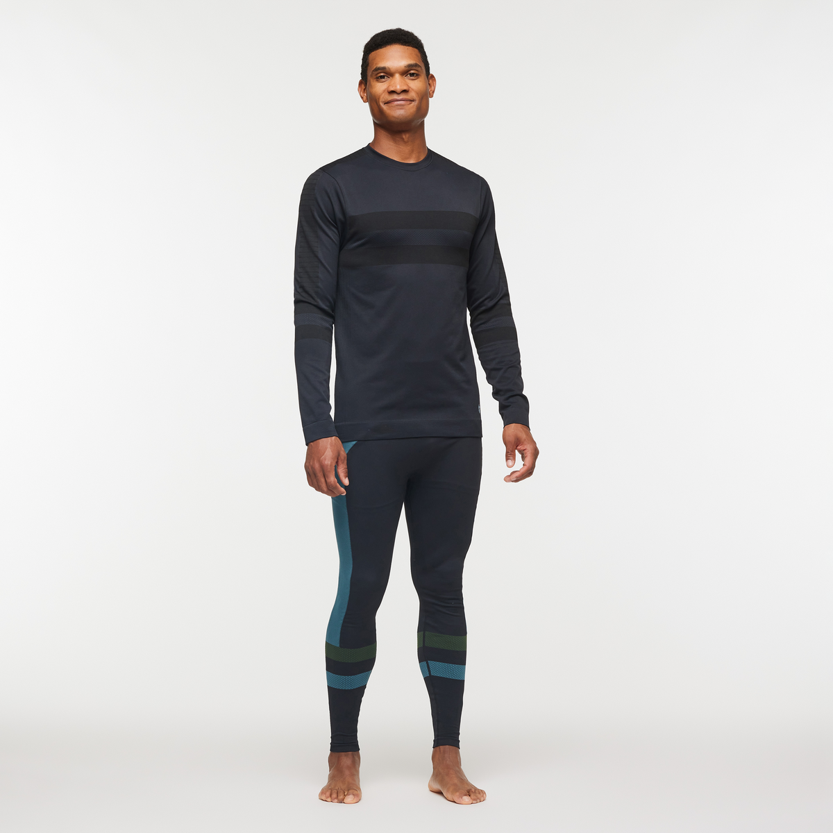 Debajo Seamless Baselayer Crew - Men's - Cotopaxi Black - US 6677