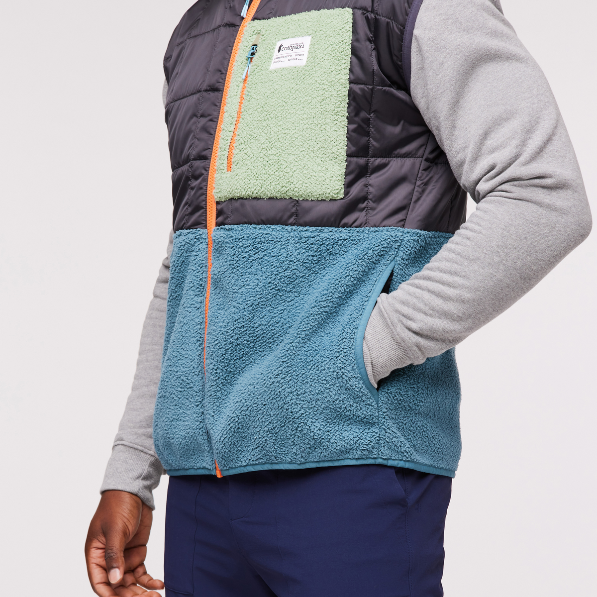 Trico Hybrid Vest - Men's - Graphite/Blue Spruce - US 5396