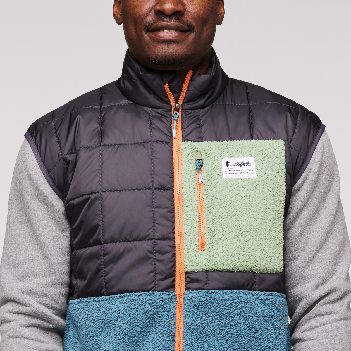 Trico Hybrid Vest - Men's - Graphite/Blue Spruce - US 5396