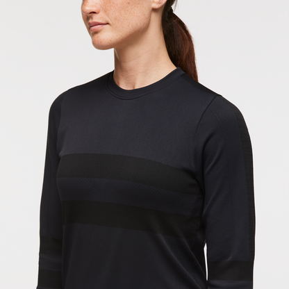 Debajo Seamless Baselayer Crew - Women's - Cotopaxi Black - US 5519