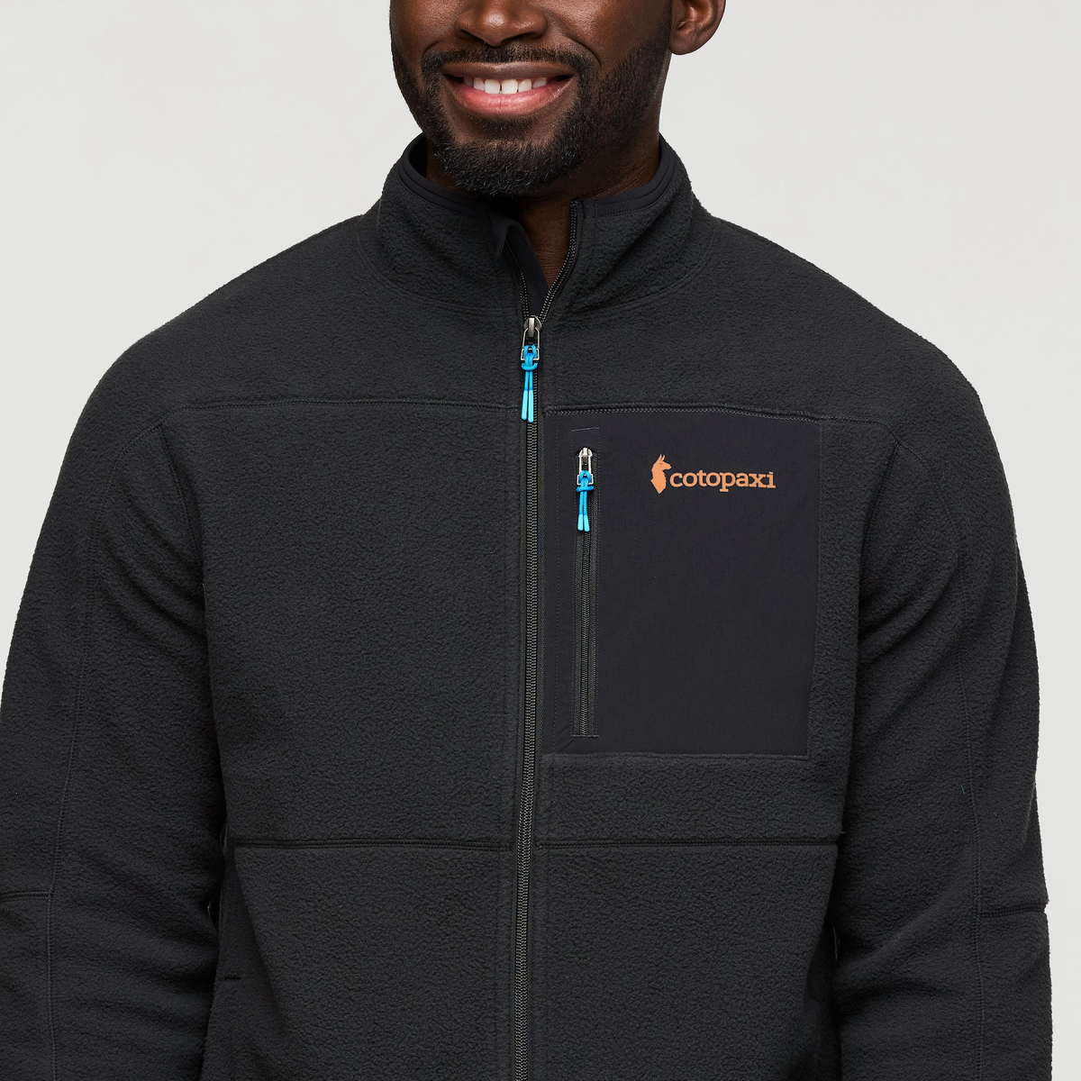Abrazo Fleece Full-Zip Jacket - Men's - Cotopaxi Black - US 9185