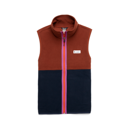 Amado Fleece Vest - Women's - Rusty/Carbon - US 2256