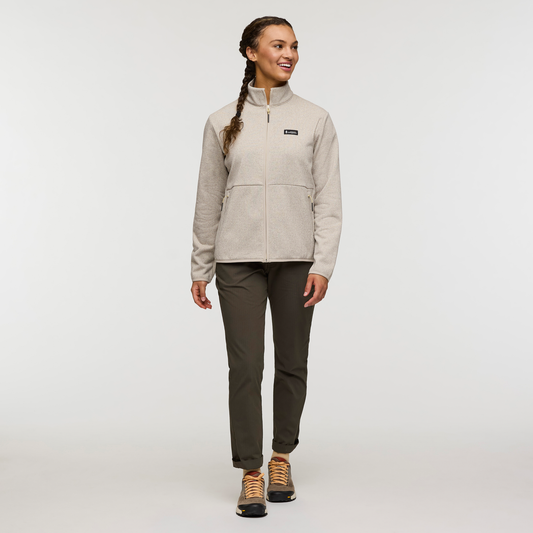 Envo Fleece Full-Zip Jacket - Women's - Heather Cream - US 9285