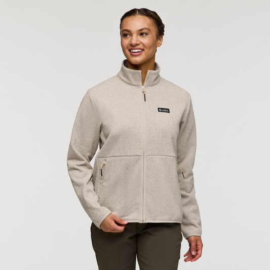 Envo Fleece Full-Zip Jacket - Women's - Heather Cream - US 9285