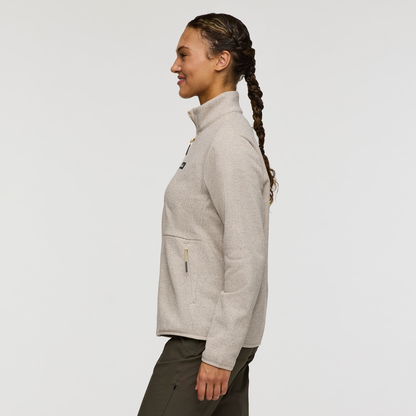 Envo Fleece Full-Zip Jacket - Women's - Heather Cream - US 9285