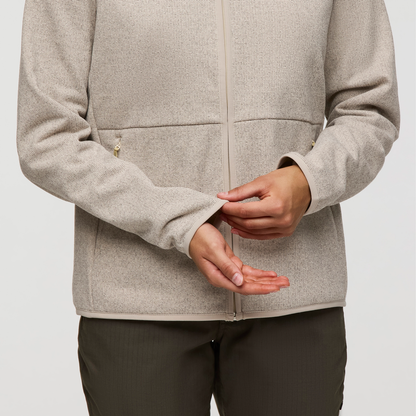 Envo Fleece Full-Zip Jacket - Women's - Heather Cream - US 9285