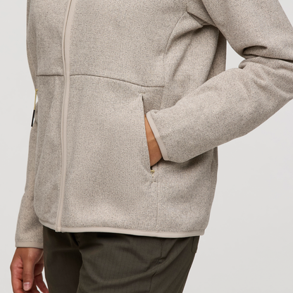 Envo Fleece Full-Zip Jacket - Women's - Heather Cream - US 9285