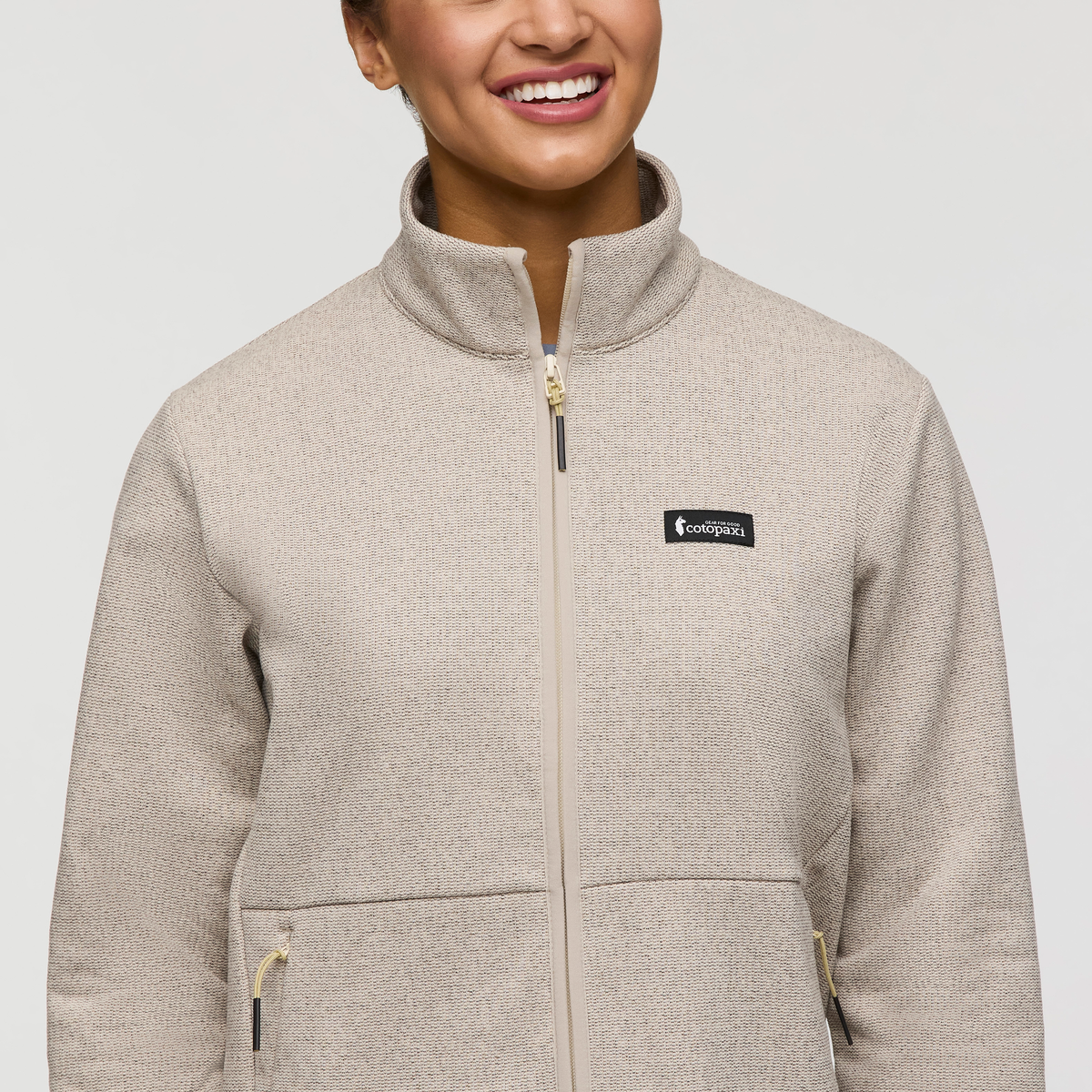 Envo Fleece Full-Zip Jacket - Women's - Heather Cream - US 9285
