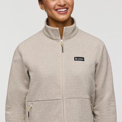 Envo Fleece Full-Zip Jacket - Women's - Heather Cream - US 9285