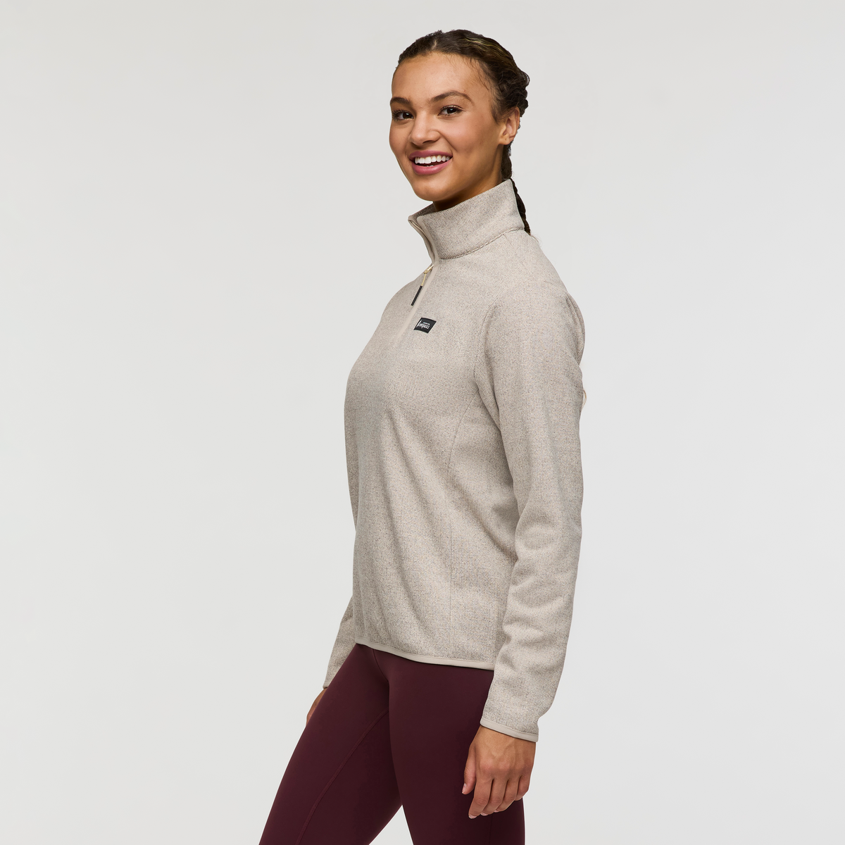 Envo Fleece Quarter-Zip Pullover - Women's - Heather Cream - US 7298